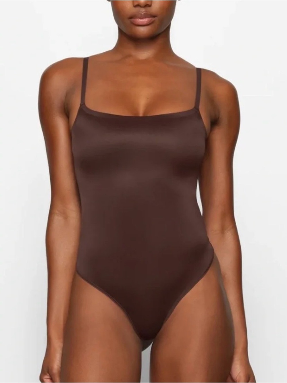 SKIMS Barely There Bodysuit in Cocoa XS *NWT*